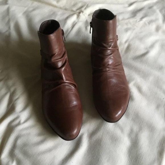 Leather Booties - Picture 1 of 6